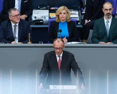 National Liberty ‘At Risk’ States the Chancellor as He Warns Against ‘Dictated Peace’ in Ukraine